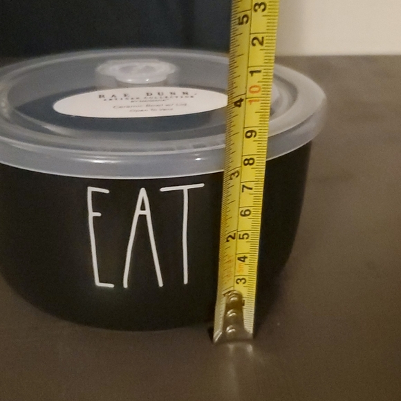 💛2 for $35💛Rae Dunn EAT Ceramic Bowl w/Lid NWT - Picture 7 of 9